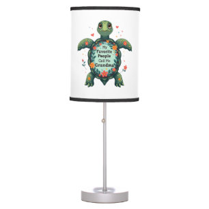 My Favorite People Call Me Grandma Turtle - Grandm Table Lamp