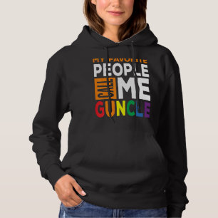 My Favorite People Call Me Guncle Gay Uncle Lgbt P Hoodie