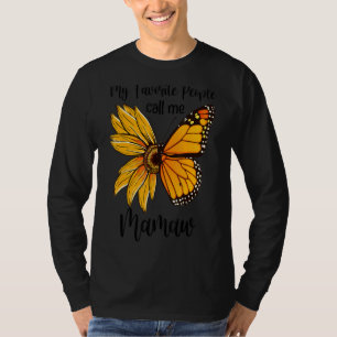 My Favorite People Call Me Mamaw Mother's Day T-Shirt