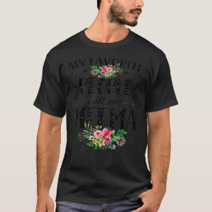 My Favorite People Call Me Meema  Thanksgiving  T-Shirt
