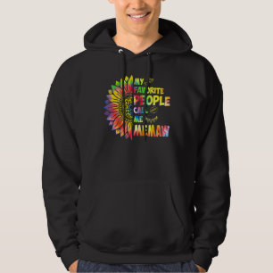 My Favorite People Call Me Memaw Sunflower Grandma Hoodie