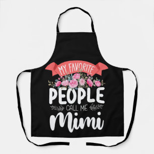 My Favorite People Call Me Mimi Mother's Day Apron