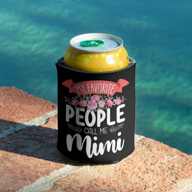 My Favorite People Call Me Mimi Mother's Day Can Cooler (In Situ Pool)