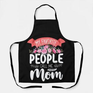 My Favorite People Call Me Mom Mother's Day Family Apron