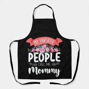 My Favorite People Call Me Mommy Mother's Day Apron