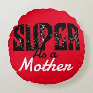 My favorite people call me mommy, personalize  round pillow