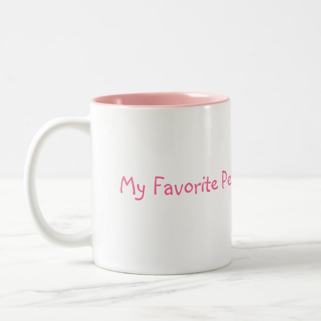 My Favorite People Call Me Nana! Two-Tone Coffee Mug (Left)