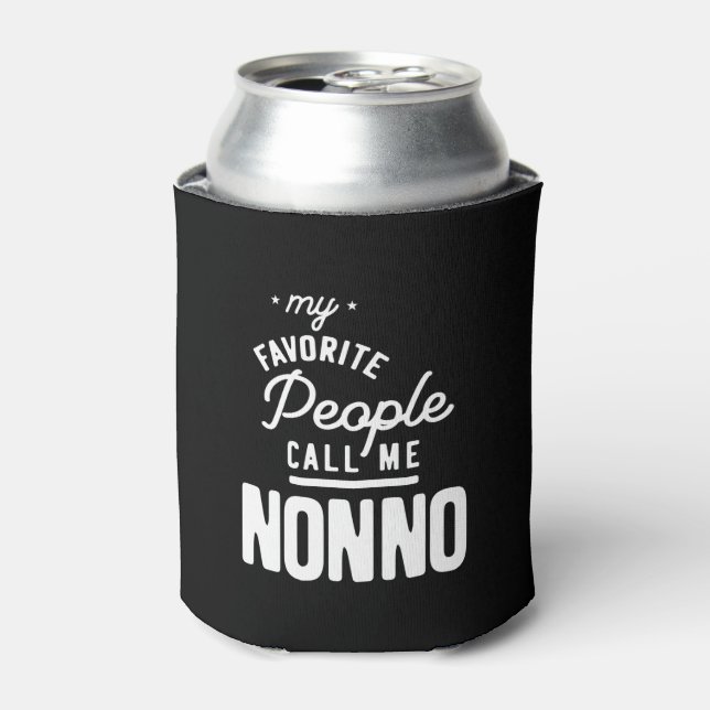 My Favorite People Call Me Nonno Can Cooler (Can Front)