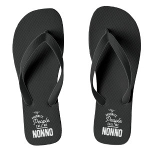 My Favorite People Call Me Nonno Flip Flops