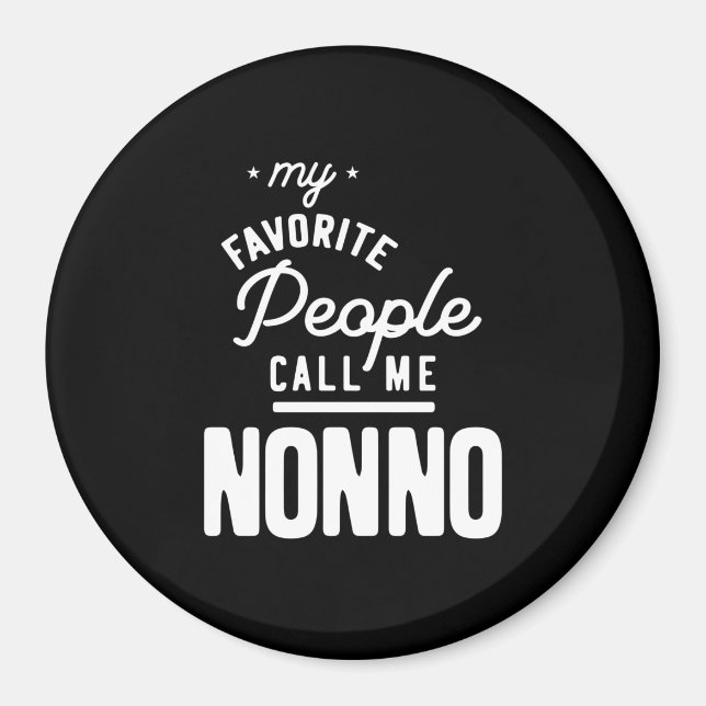 My Favorite People Call Me Nonno Magnet (Front)