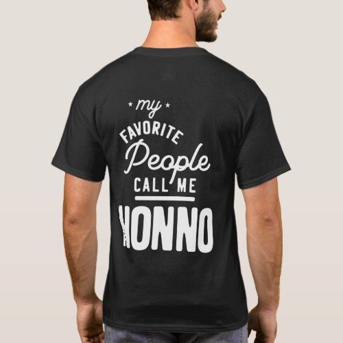 My Favorite People Call Me Nonno T_Shirt