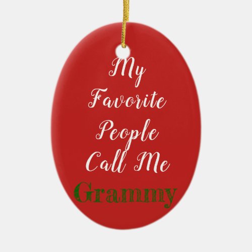 My favorite people call meornament ceramic ornament