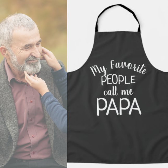 My Favorite People Call Me Papa  Apron (Creator Uploaded)