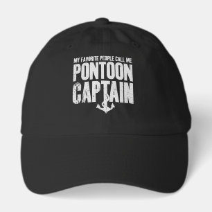 My Favorite People Call Me Pontoon Captain Hat