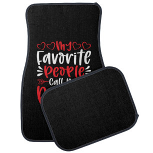 My Favorite People Call Me Poppop Car Floor Mat