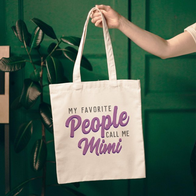 "My Favorite People Call Me" Women's Tote Bag (Creator Uploaded)