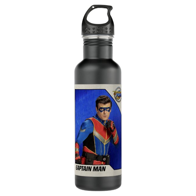 My Favorite People Captain Man Unisex Boy Girl Gif Stainless Steel Water Bottle (Front)