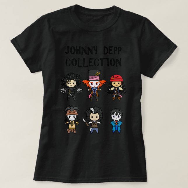 My Favorite People Depp Collection T-Shirt (Design Front)
