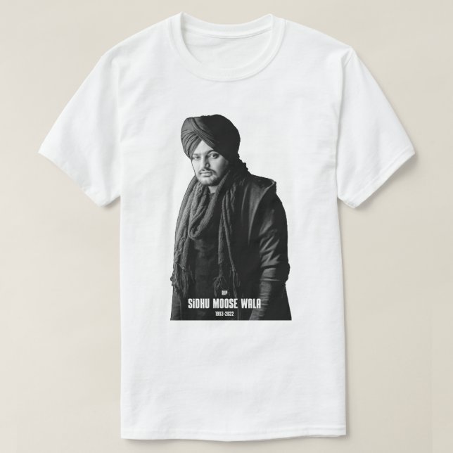 My Favorite People Punjabi Sidhu Music Moose Wala  T-Shirt (Design Front)