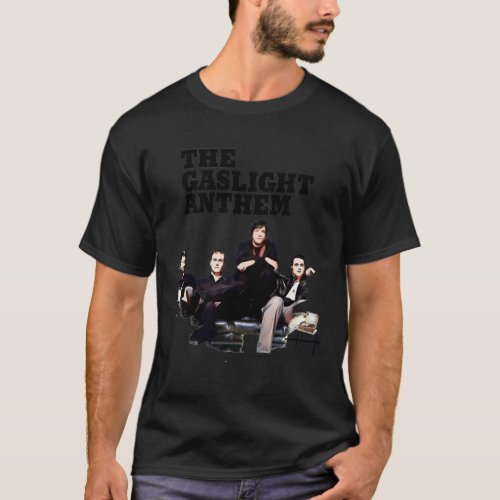 My Favorite People The Gaslight Anthem Cartoon Art T_Shirt