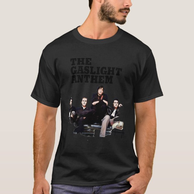 My Favorite People The Gaslight Anthem Cartoon Art T-Shirt (Front)