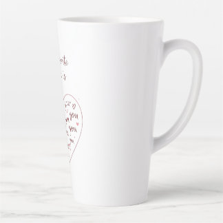 My Favorite Person Always You You, You, You Only Y Latte Mug