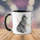 My Favorite Person Is A Siberian Husky Dog Mug at Zazzle