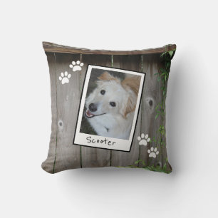 My Favorite Pet! Customize w/ Pet Photo & Name Throw Pillow