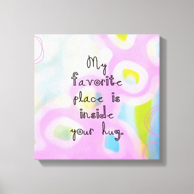 My Favorite Place Canvas Print (Front)