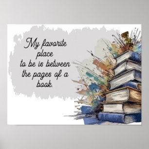 My favorite place to be poster