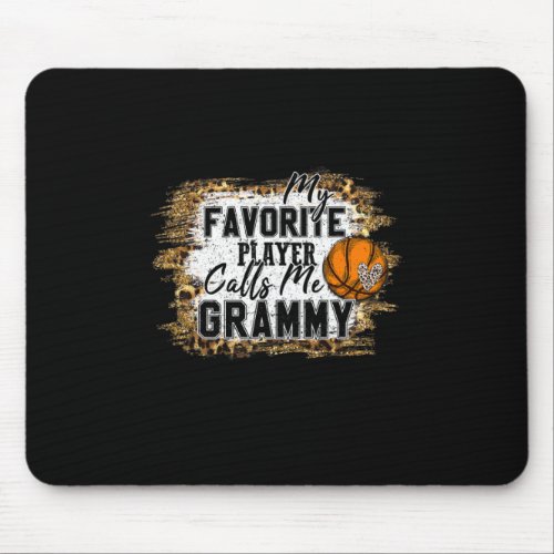 My Favorite Player Calls Me Grammy Basketball Xmas Mouse Pad