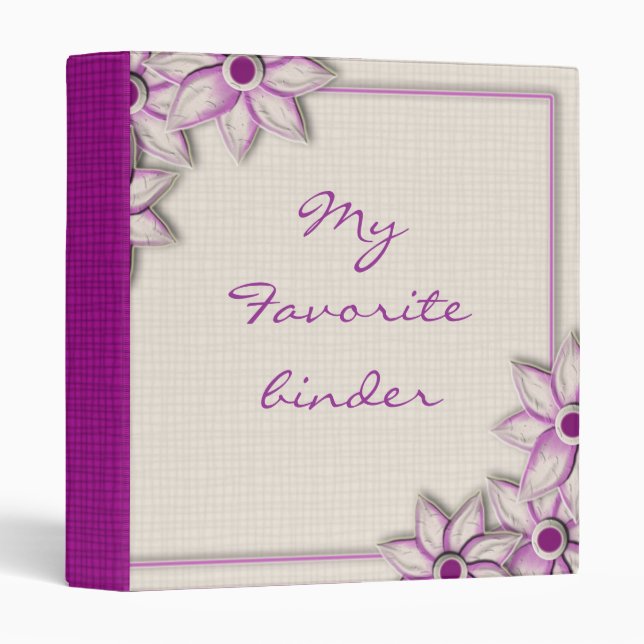 My  Favorite Purple Binder (Front/Spine)
