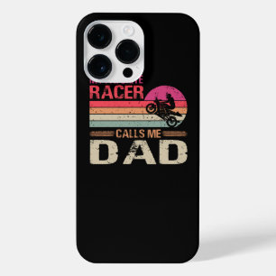My Favorite Racer Calls Me Dad Vintage Father's Da iPhone 14 Pro Max Case