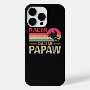 My Favorite Racer Calls Me Papaw Vintage Father's  iPhone 14 Pro Max Case
