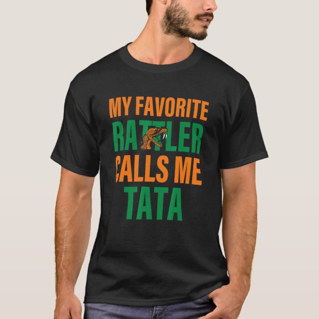 My favorite rattler calls me tata Apparel T-Shirt (Front)