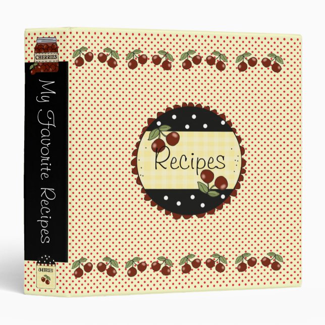 My Favorite Recipe Binder (Front/Spine)