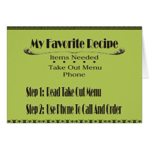 my favorite recipe cards