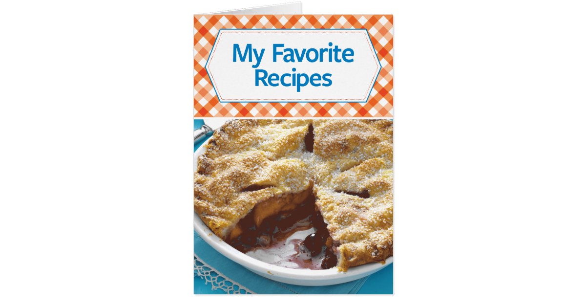My Favorite Recipes | Zazzle