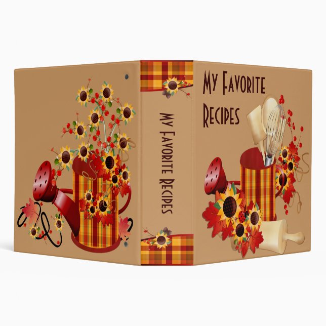 My Favorite Recipes Binder (Background)
