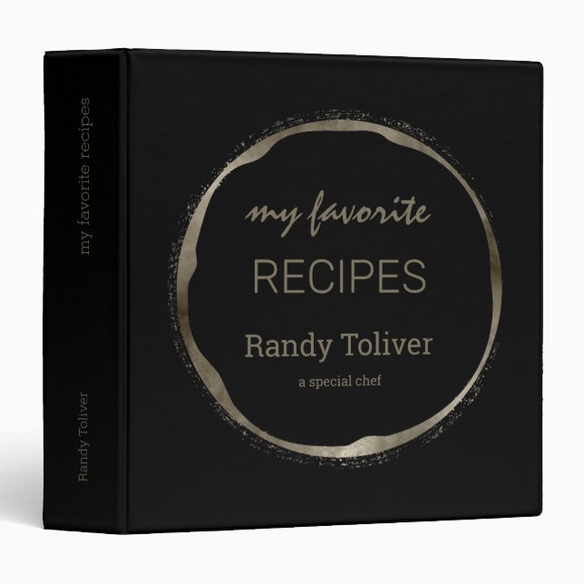 My Favorite Recipes Binder (Front/Spine)