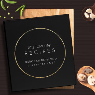 My Favorite Recipes Binder Book
