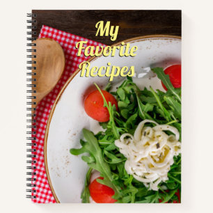 My Favorite Recipes Cherry Tomatoes Salad Notebook