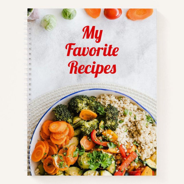 My Favorite Recipes Notebook (Front)