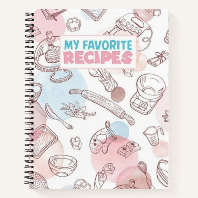 My Favorite Recipes Notebook (Front)