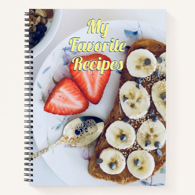 My Favorite Recipes, Strawberries Notebook (Front)