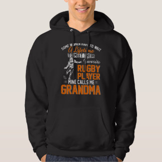 My Favorite Rugby Player Calls Me Grandma For Nan Hoodie