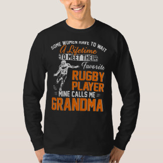 My Favorite Rugby Player Calls Me Grandma For Nan T-Shirt