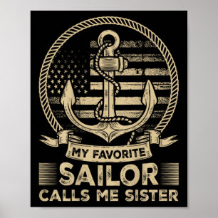 My Favorite Sailor Calls Me Sister Sailor Sister ( Poster
