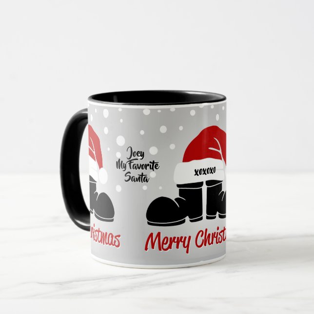 My Favorite Santa - For Your Man Mug (Front Left)
