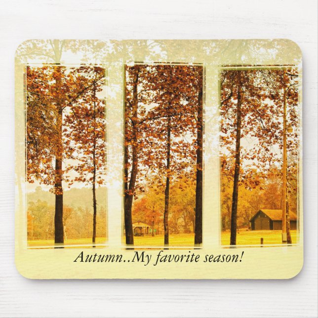 My favorite season! mouse pad (Front)